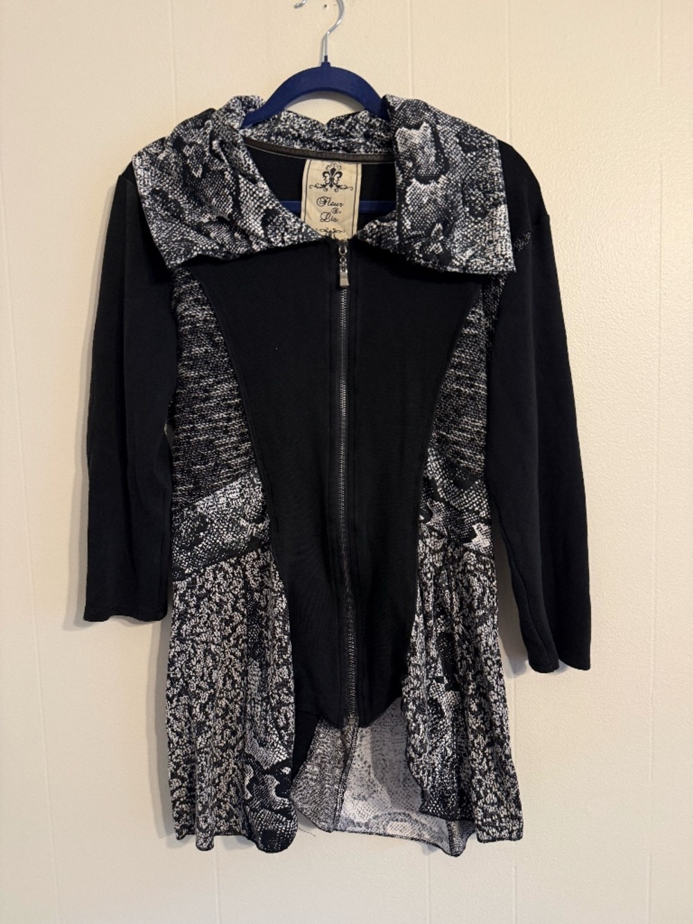 Women's Fleur de Lis Collection Full-Zip Jacket, Size Medium